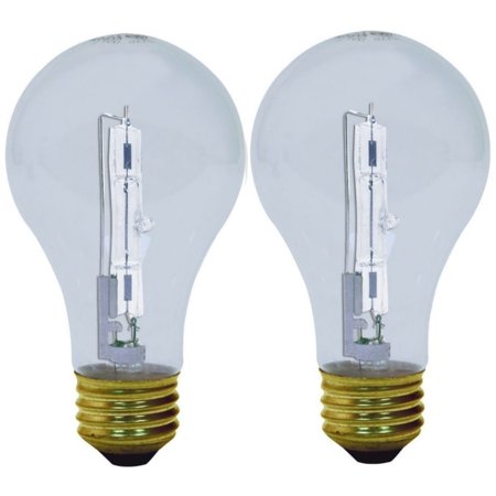 Stripes Halogen Three Light - 3 Pack - GE Energy-Efficient Crystal Clear 53-Watt, Halogen Light Bulb 2 ea
