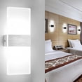 thumbnail image 1 of dingxina Modern Acrylic Aluminum Led Wall Lights Indoor Up Down 12W Cold White 29*11cm, 1 of 5