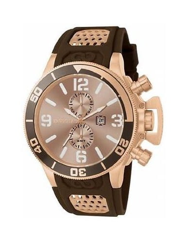 Invicta Men's 80312 Corduba Gold Dial Brown Polyurethane Watch [Watch]