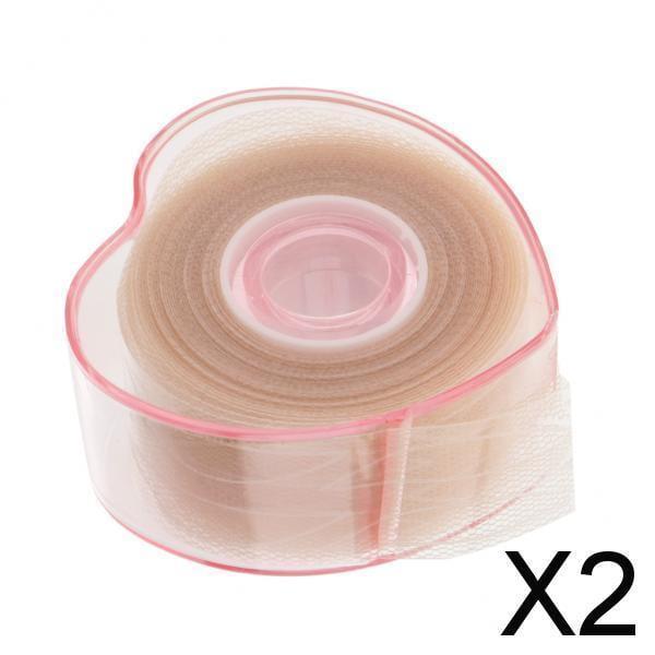 2x1 Rollo De Fibra Invisible Tiras De Levantamiento De Párpados Dobles Cinta Pegamento Adhesivo Pegatinas 03 2 piezas