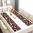 thumbnail image 2 of Thanksgiving Family Placemats Set of 6, 12x18 Inch Rustic Linen Table Mats with Turkey and Pumpkin Pattern, Washable Farmhouse Dining Decor for Fall Parties, 2 of 5