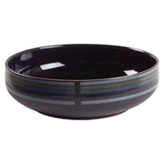 Open Box Denby-Langley Jet Stripes Salad Serving Bowl 7076529