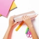 thumbnail image 3 of Estuche transparente con cremallera | Organizador rectangular de gran capacidad para útiles escolares para estudiantes | Neceser de maquillaje y artículos de aseo de viaje | Plástico suave y duradero, 3 of 3