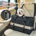 thumbnail image 5 of Petsfit Cat Carrier , Lightweight Collapsible Cat Carrier for Travel, 4-Sided Breathable Mesh, Locking Zipper and Washable Fleece Pad Black, 5 of 9