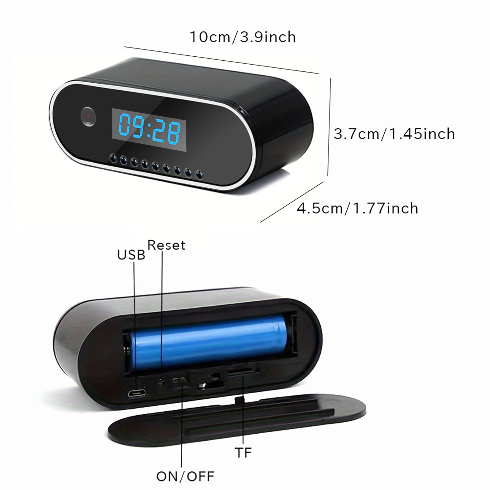 Yaoinaoou Home Security Camera Mini - 1080P HD Indoor WiFi Camera with Night Vision, Motion Detection for Baby, Pet & Home Monitor