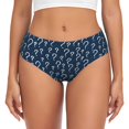 thumbnail image 1 of Balery Question Marks Ropa Interior de Algodón para Mujer con Dibujo – Braguitas Cómodas y Elásticas, Estilo Clásico-X-Large, 1 of 6