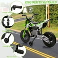 thumbnail image 6 of EastVita 12V Electric Dirt Bike, Kids Electric Motorcycle with 25W*2 Motor, Twist Grip Throttle, Training Wheels, Spring Suspension, Ride on Toy Car, 6 of 7