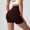 Brown, variant on Stephy Women's New Thin Elastic Loose Large Size Korean Version of Everything Long Trousers Casual Trousers Haren, Black, L