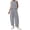 Plaid Navy White, variant on Womens 2 Piece Sets Summer Plaid Sleeveless Tops Wide Leg Pants Matching Lounge Set Beach Vacation Outfits