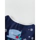 thumbnail image 4 of Pijamas navideñas familiares a juego con estampado de muñecos de nieve y copos de nieve. Conjuntos navideños familiares a juego., 4 of 9