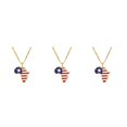 thumbnail image 4 of Justharion Se Démarquer avec à la Mode Afrique Carte Pendentif Collier Déclaration Pièce Colliers Liberia 3Set, 4 of 6