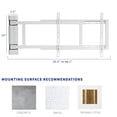 thumbnail image 4 of Soporte de pared para TV VIVO MOUNT-E-WM075W Electric 32-75 pulgadas blanco, 4 of 7