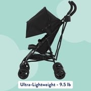 Kolcraft Cloud Umbrella Unisex 9.5 lb. Stroller, Black for Child/Toddler