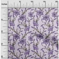 thumbnail image 2 of oneOone Cotton Poplin Light Purple Fabric Floral Sewing Fabric By The Yard Printed Diy Clothing Sewing Supplies 56 Inch Wide, 2 of 5