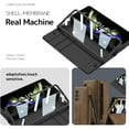 thumbnail image 3 of Compatible with Samsung Galaxy Z Fold 5 5G Case with S Pen Holder,Built-in Screen Protector Hinge Protection Shockproof Detachable Pen Holder Wallet Case for Samsung Galaxy Z Fold 5 Brown, 3 of 14