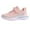 Pink, variant on Otqutp Girls Athletic Tennis Shoes Knitted Breathable Sneakers Lightweight Casual School Outdoor Sports Cute Hiking Shoes
