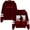 Red, variant on Artemas Pocket free neutral fashion trend long sleeved hooded sweatshirt