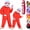 Red, variant on Guvpev Funny Big Mouth Monster Onesie, Matching Family Pajamas, Silly Puppet Cosplay Costume, Plush Hooded Jumpsuit Sleepwear, Oversized Fleece Loungewear, Ugly Pajama Party Outfits