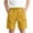Yellow, variant on Zpanxa Boy's Denim Cargo Shorts Solid Elastic Waist Multi-Pocket, Lightweight Breathable for Summer Outdoor