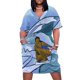 thumbnail image 1 of Vestido de verano 2025 con bolsillos sueltos y ondas Choice para mujer, vestido de fiesta de noche, 1 of 6