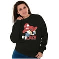 thumbnail image 4 of The Smurfs Cartoon Lazy Mushroom Nap Sweatshirt for Men or Women Brisco Brands S, 4 of 6