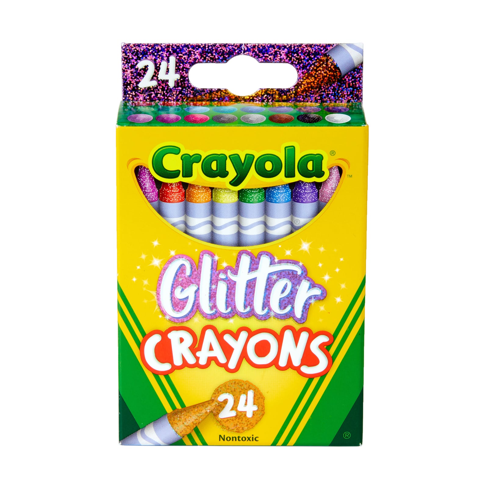 12 Packs 24 ct. (288 total) Crayola® Glitter Crayons