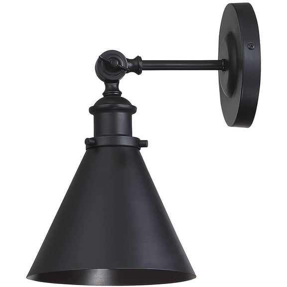 Trade Winds Griggs 1-Light Wall Sconce in Black