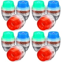 Foxnovo Kitchen Tap Filter Assorted Color PP Adjustable Angle Easy to Clean 12Pcs