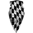 thumbnail image 5 of Neck Gaiter Face Mask Covering Bandanas For Men Women Checkered Flag Scarf Balaclava Cover Headbands, 5 of 7