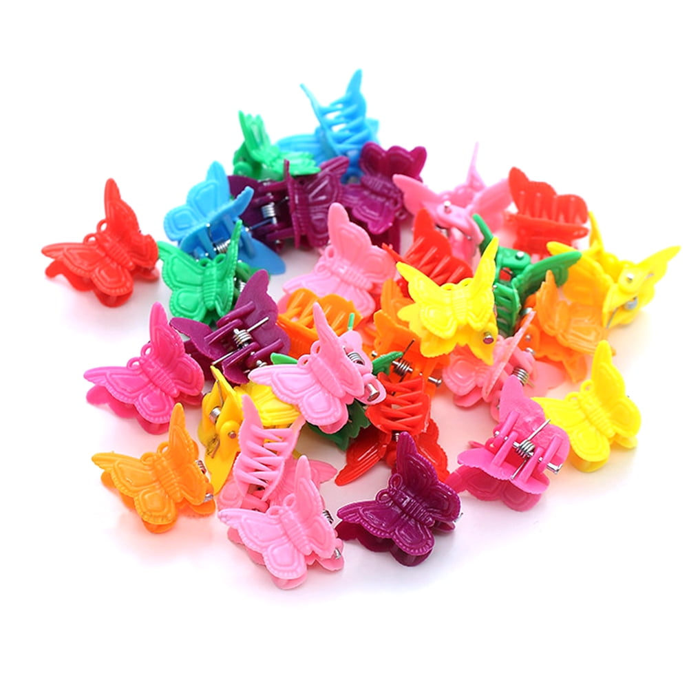 50pcs Love Wood Clips Beautiful Small Fixation Clips for Photo Painting Pink 