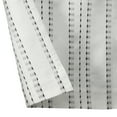 thumbnail image 5 of (2 pack) Better Homes & Gardens Luna 3-Piece Ivory/Black Pick Stitch Stripe Kitchen Curtain Set, 5 of 7