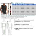 thumbnail image 4 of Men's Casual Loose Cotton Linen Shirts Colour Shirt Blouse Sleeveless Vest Beach Shirts Tops 2XL, 4 of 4