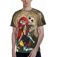 thumbnail image 4 of Jack Skellington Chemise Mode Hommes Femmes T-Shirt à Manches Courtes Imprimé 3D, 4 of 7