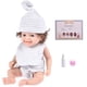 thumbnail image 1 of Mini muñecas Reborn de silicona de 7 pulgadas, muñecas realistas para bebés recién nacidos con accesorios de alimentación y ropa, decoración de habitación de muñecas de silicona de cuerpo completo par, 1 of 10