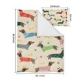 thumbnail image 5 of Colorful Funny Dachshund Duvet Cover and Pillowcase Set for Single Bedding, Bedroom Accessories for Kids Teens, 5 of 5