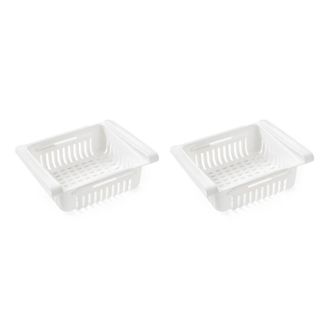Toystoory Caja de almacenamiento de bandeja de cajón retráctil organizador de refrigerador Type4 NO4