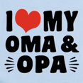 thumbnail image 2 of CafePress - I Love My Oma And Opa Infant Bodysuit - Baby Light Bodysuit, Size Newborn - 24 Months, 2 of 4