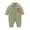 Light Green, variant on Newborn Baby Knit Romper Long Sleeve One Piece Bodysuit for Boys Girls Soft Breathable Knitwear 0-1 Months White