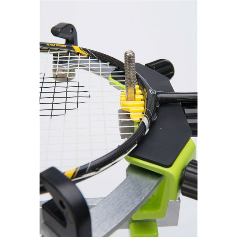 How To String A Badminton Racket Using An Automatic Stringing Machine 