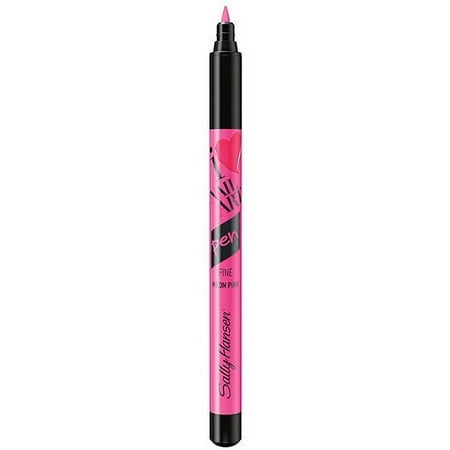 Sally Hansen I Heart Nail Art Fine Pen Neon Pink, 0.04 FL Oz