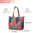 thumbnail image 4 of Pioneer Flower Floral Print Pattern Travel Tote Bags for Women Carry On,Large Weekender Bags for Women Travel,Multi Functional Duffle Bag for Work,Shopping,Sports, 4 of 5