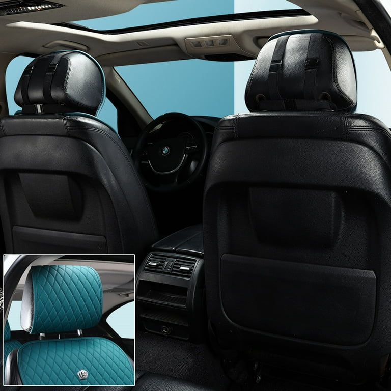 Peacock blue Universal Seat Covers Leather Seat Cushions Luxury