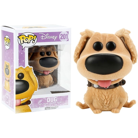Pop! Disney Up Vinyl Figure Dug (Flocked) #201 Hot Topic Exclusive