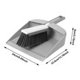 thumbnail image 3 of Desktop Cleaning Brush and Dustpan Set with Soft Long Handle for Efficient Workspace Cleaning, 3 of 6