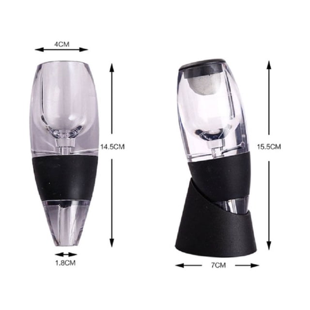 Red Wine Aerator Filter Magic Decanter Essential Aerator Set Sediment Filter Pouch Travel Gift Wine Decanter