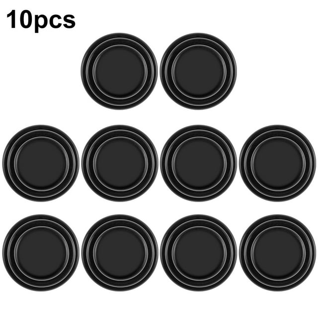 Graflsoa Universal Silicone Car Door Protector Pads - Anti-Slip, Waterproof, Durable Bumper Guards for SUVs, Trucks, and RVs (10pcs, Black No Label)