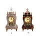 thumbnail image 2 of Naiovety Reloj de escritorio Retro de plástico, estilo único, cronometraje preciso, múltiples funciones, construcción duradera Decoración del hogar Rojo marrón, 2 of 6