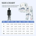 thumbnail image 6 of Kll Sea Animals Sleepwear Mens Flannel Pajamas,Long Cotton Pj Set, 6 of 9