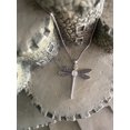 thumbnail image 6 of Jewelry Trends Sterling Silver Large Dragonfly Pendant on 18 Inch Box Chain Necklace, 6 of 9