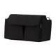 thumbnail image 1 of Bolsa organizadora para cochecito de tela Oxford, bolso colgante para cochecito con múltiples bolsillos, bolsa para mamá para teléfono, servilletas, Negro, 1 of 8